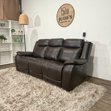 Leather Powered Sofa Couch Set - Delivery Available!