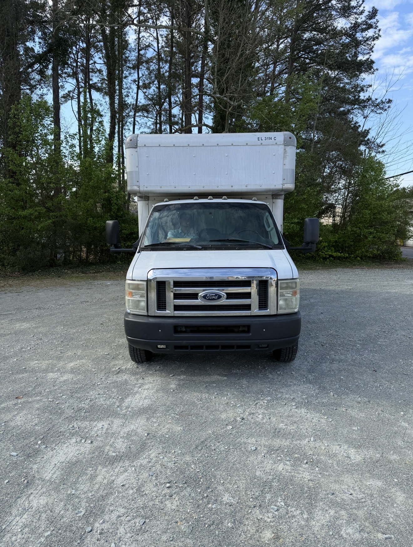 Julian's first white box truck