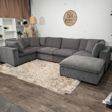Dark Gray Thomasville Lowell 6-piece Modular Sectional
