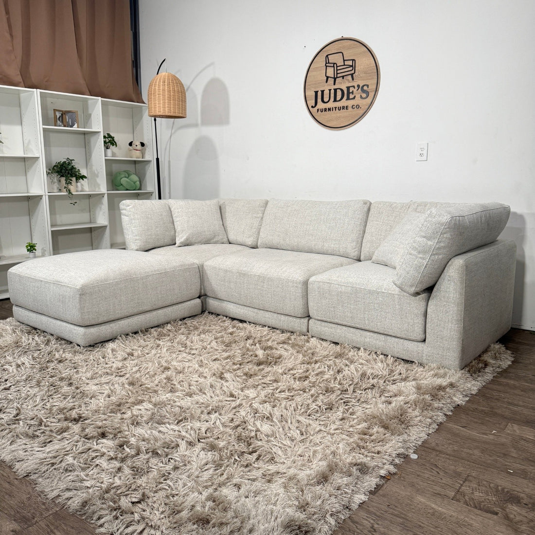 Dayna 4-piece Fabric Modular Sectional