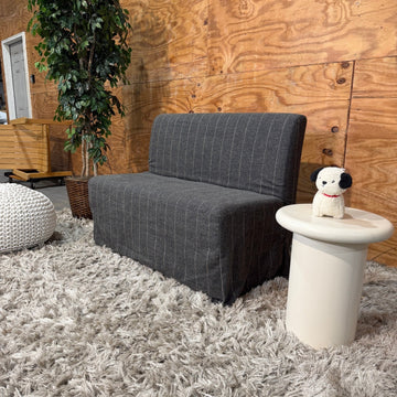 Interior Define Dorian Slipcovered Petite Dining Bench - Delivery Available!