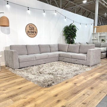 Thomasville Caler Convertible Sleeper Sectional with Storage