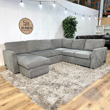 Coddle Luke Sleeper Sectional with Reversible Chaise and Storage