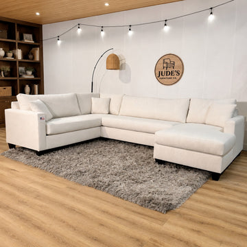 The Madeline Sectional in Ivory