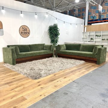 Poly & Bark Sageno Green Geneva 99" Sofa Set